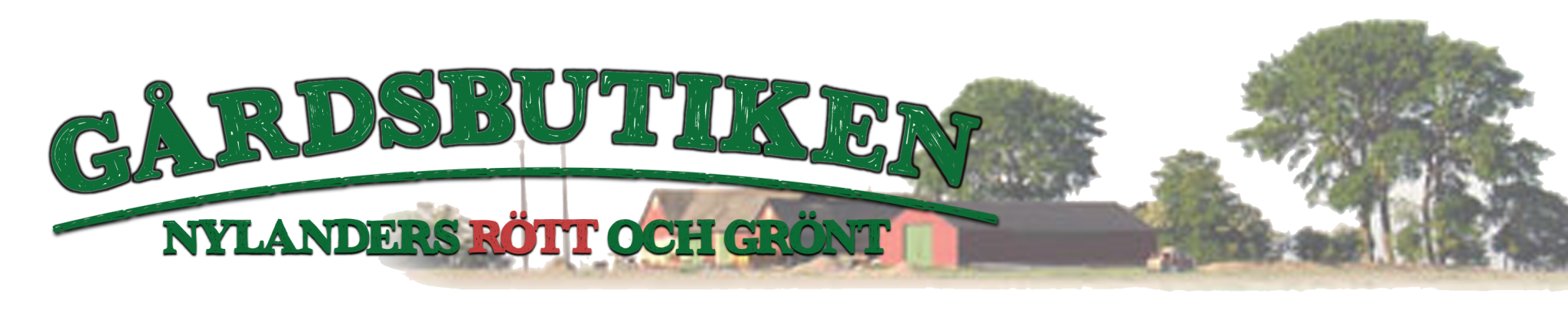 Nylanders - Gårdsbutiken - Rött och Grönt